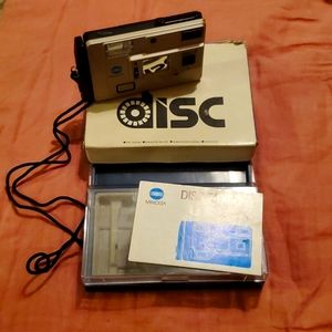 Vintage Minolta Disc 7 camera in box